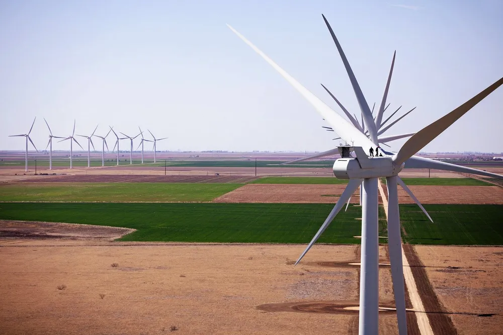 Vestas turbines in Texas.