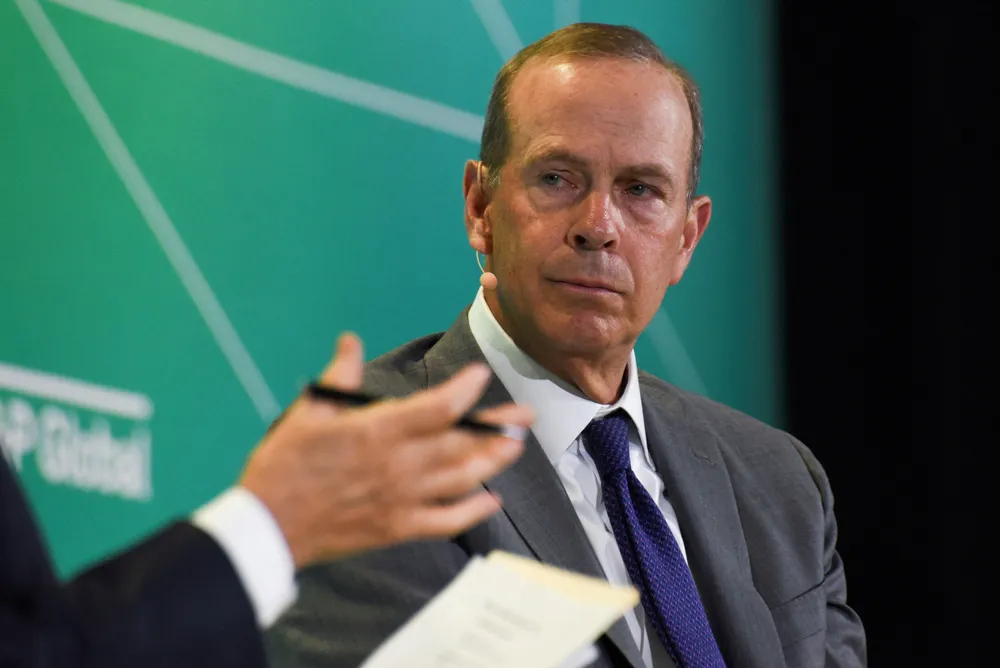 Drilling plans: Chevron chief executive Mike Wirth.