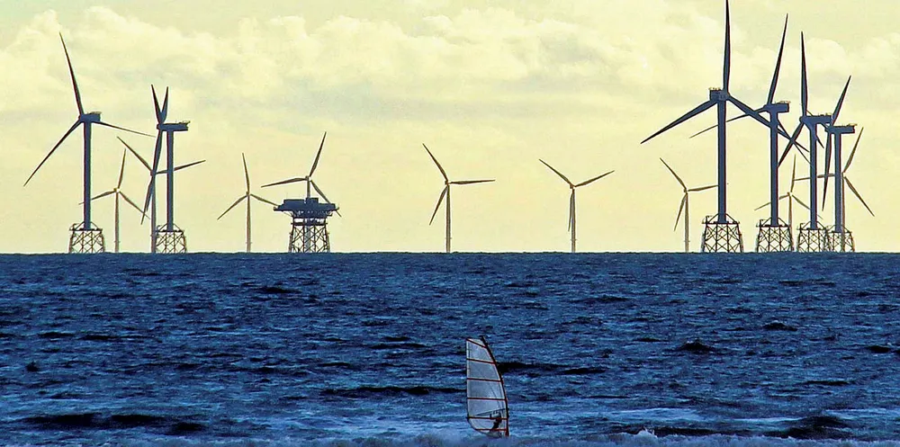 Walney offshore wind farm.