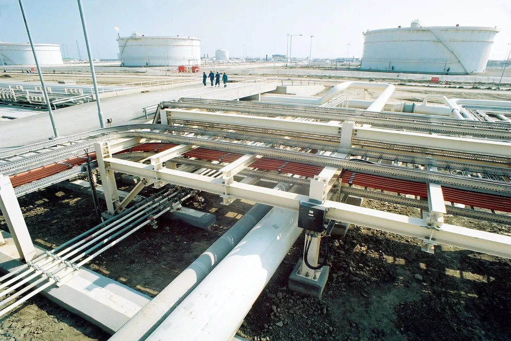 The BP-operated Sangachal terminal in Azerbaijan.