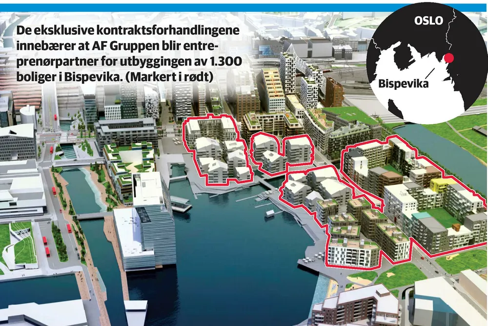 Forhandler om 1300 nye boliger i Bjørvika