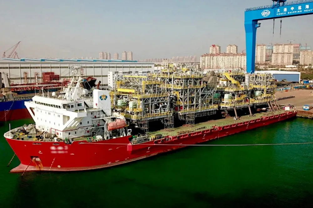 Brazil-bound: Cosco delivers modules for P-71 FPSO