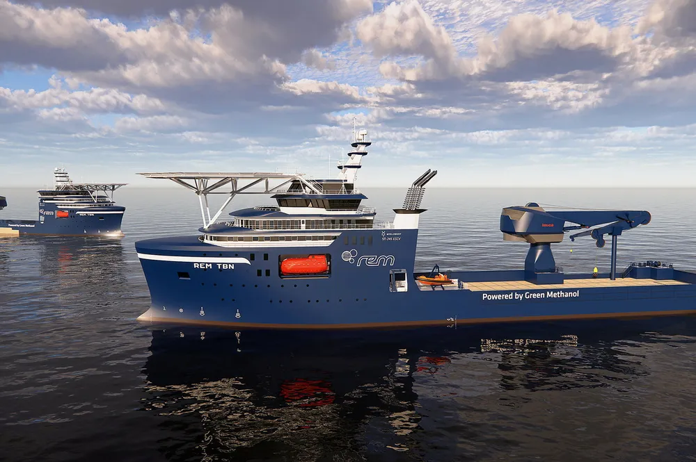 Det er dette skipet som skal bygges. Energy Subsea Construction Vessel.