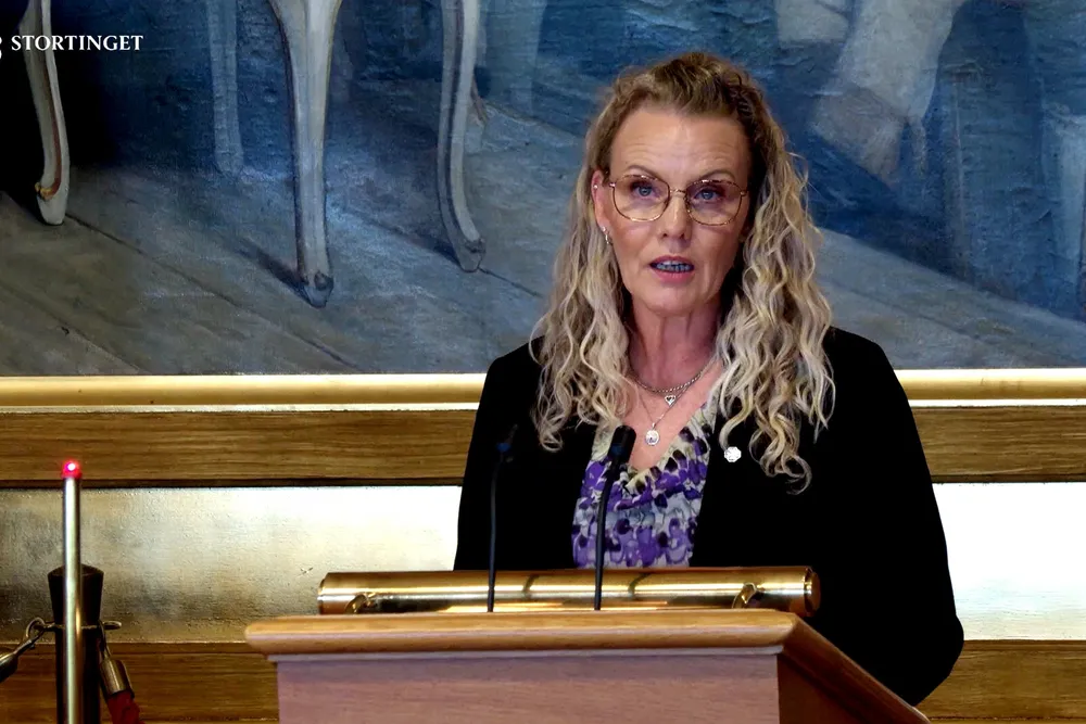 – Vi har fått gjennomslag for at Norgespris for bedrifter og frivillige organisasjoner skal utredes, fortalte Gro-Anita Mykjåland (Sp) under stortingsdebatten om Norgespris.