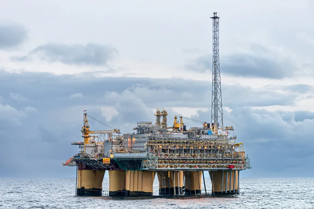 Equinor's Aasgard B offshore platform, Norway