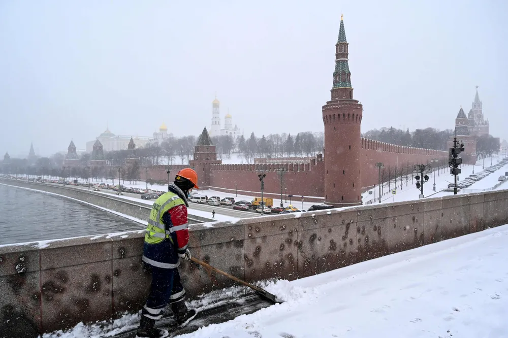 Cold response: The Kremlin has strongly criticised existing and possible new sanctions against Gazprom's Nord Stream 2 gas pipeline project as relations continue to sour