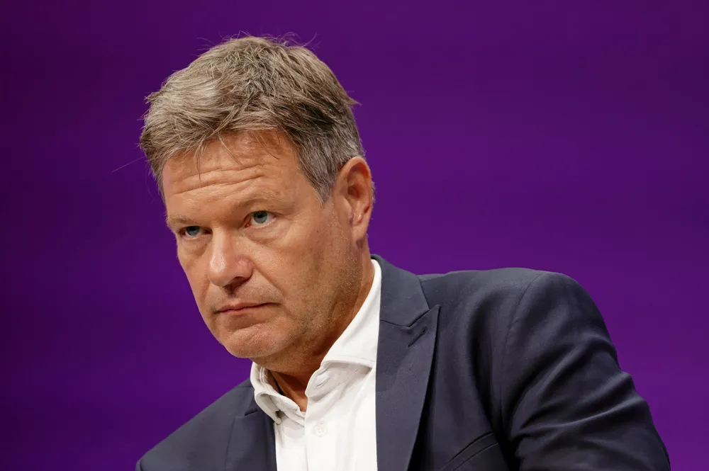 Robert Habeck, Germany's vice-chancellor and federal minister for economic affairs and climate action.