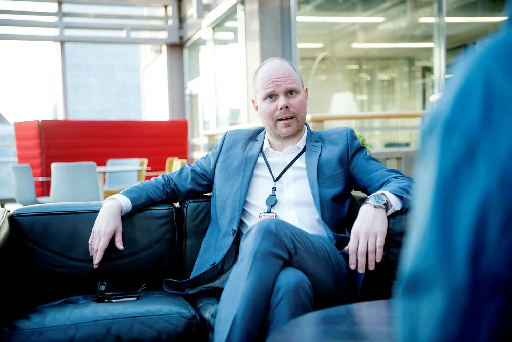 Sjefredaktør Gard Steiro i VG. Foto: Mikaela Berg