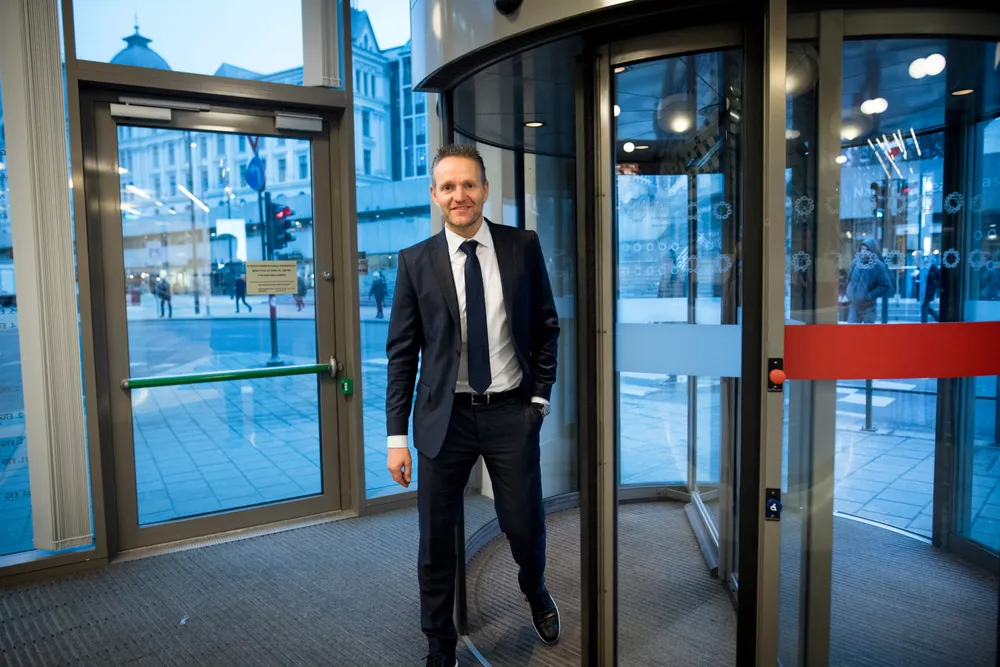 Sparebanken Vest-sjef Jan Erik Kjerpeseth viser til en formidabel vekst. Her fotografert ved en tidligere anledning.