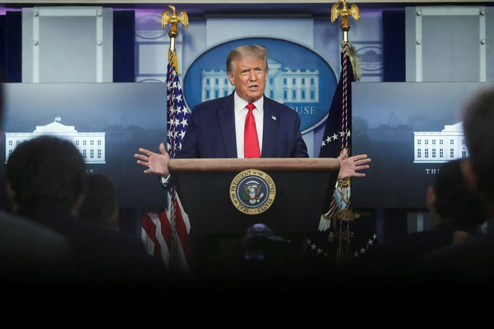 US President Donald Trump: rolling back key environmental laws