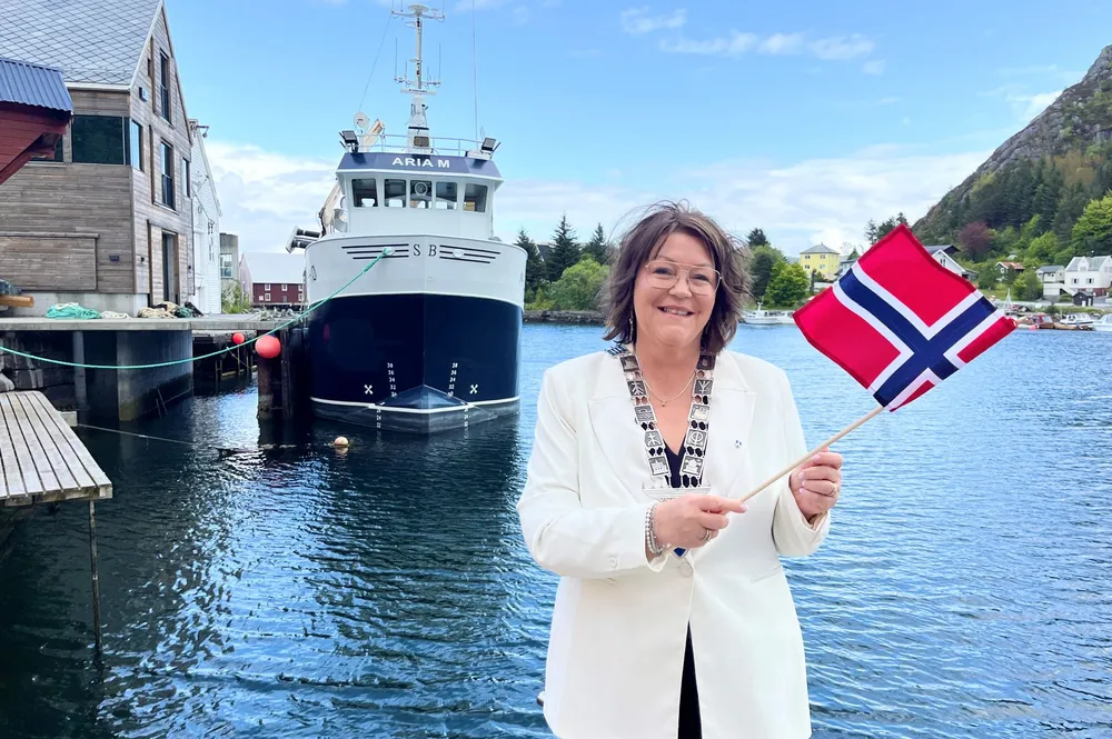 Tine Storøy, ordfører i Herøy kommune.