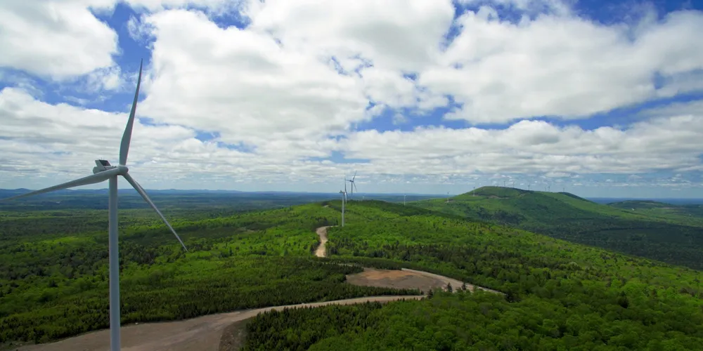 A wind project in Maine.