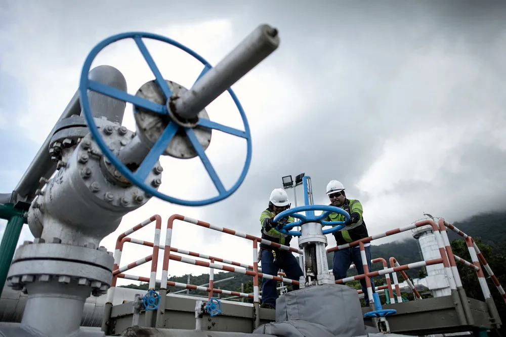 Alternative energy: the Maibarara geothermal plant in Batangas, the Philippines