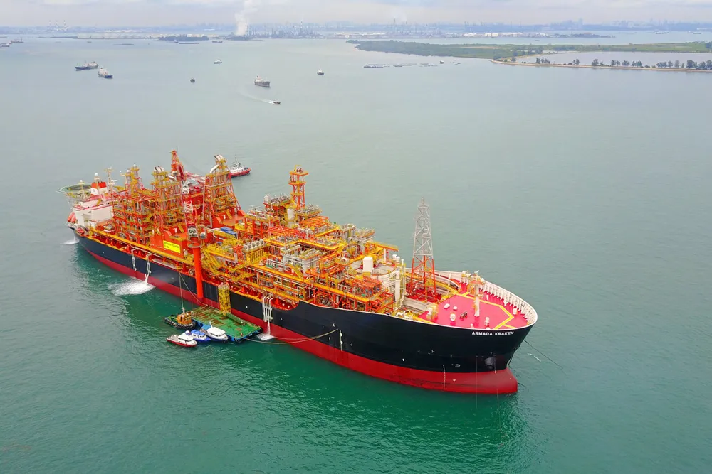 Things are looking much better: at the Armada Kraken FPSO