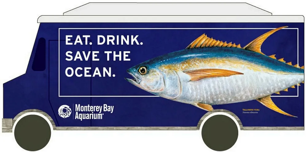 A Seafood Watch food truck rendering.