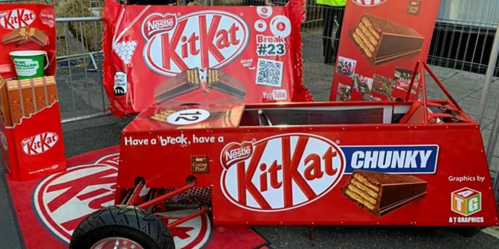 Nestle makes brands such as KitKat in the UK