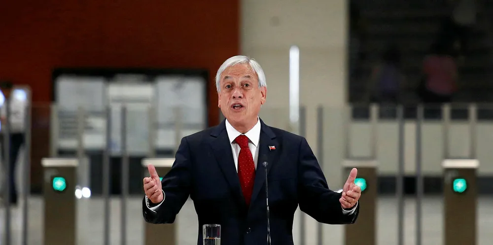 Chile's President Sebastian Pinera.