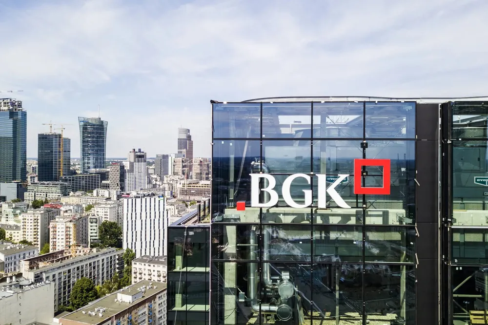 Headquarters of Poland's national development bank, BGK, in Warsaw.