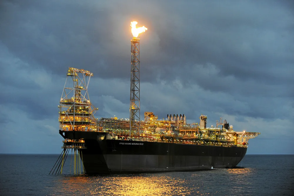 Decisive action needed: the Kwame Nkrumah FPSO on the Jubilee field off Ghana