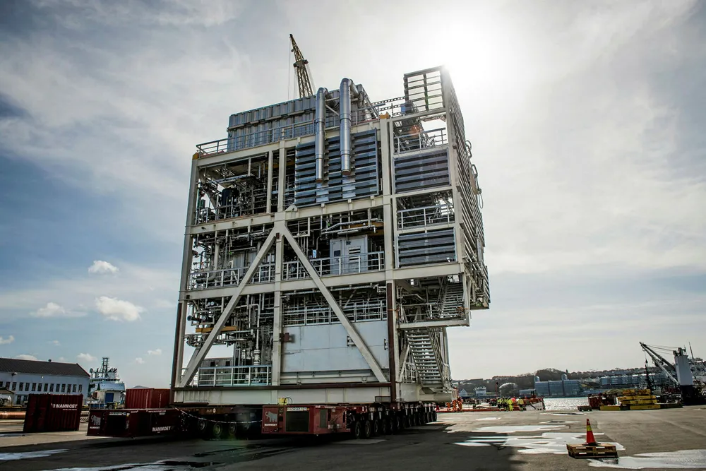 Completed: Nova topside module at Rosenberg Worly yard in Stavanger
