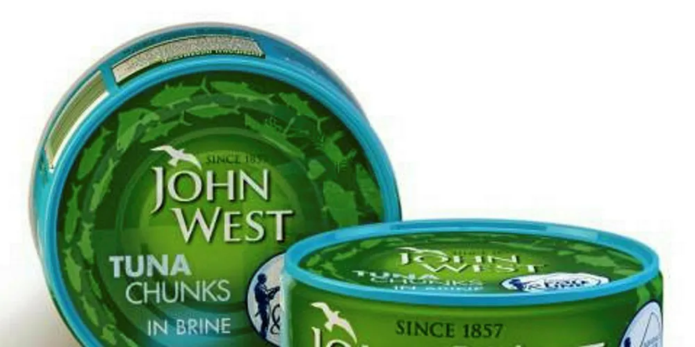 John West pole and line range tuna