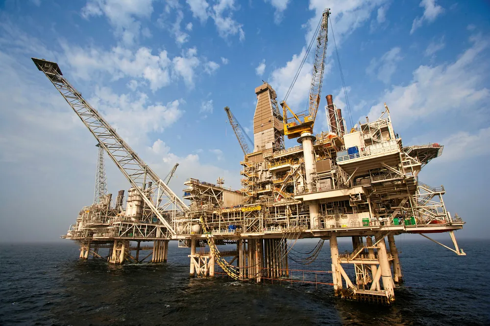 Expansion: Central Azeri platform in the Caspian Sea