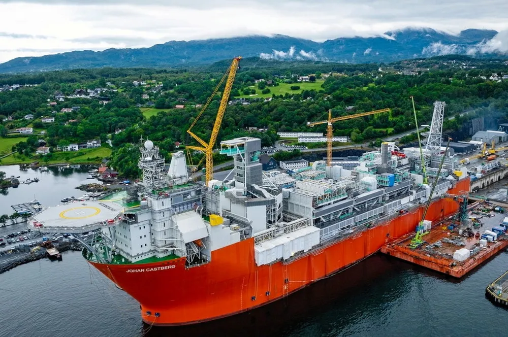 Johan Castberg ved Aker Solutions på Stord. Nå har staten solgt seg helt ut i Aker Solutions.
