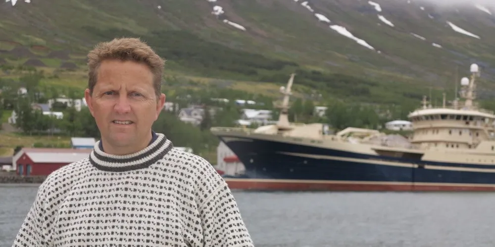 Administrerende direktør Gunnthor Ingvason i Sildarvinnslan, Neskaupstad, Island. Foto: Nils Torsvik