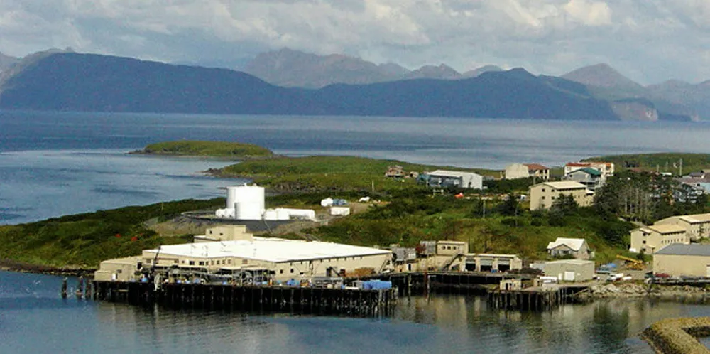 Trident Seafoods' Sand Point, Alaska processing facility.