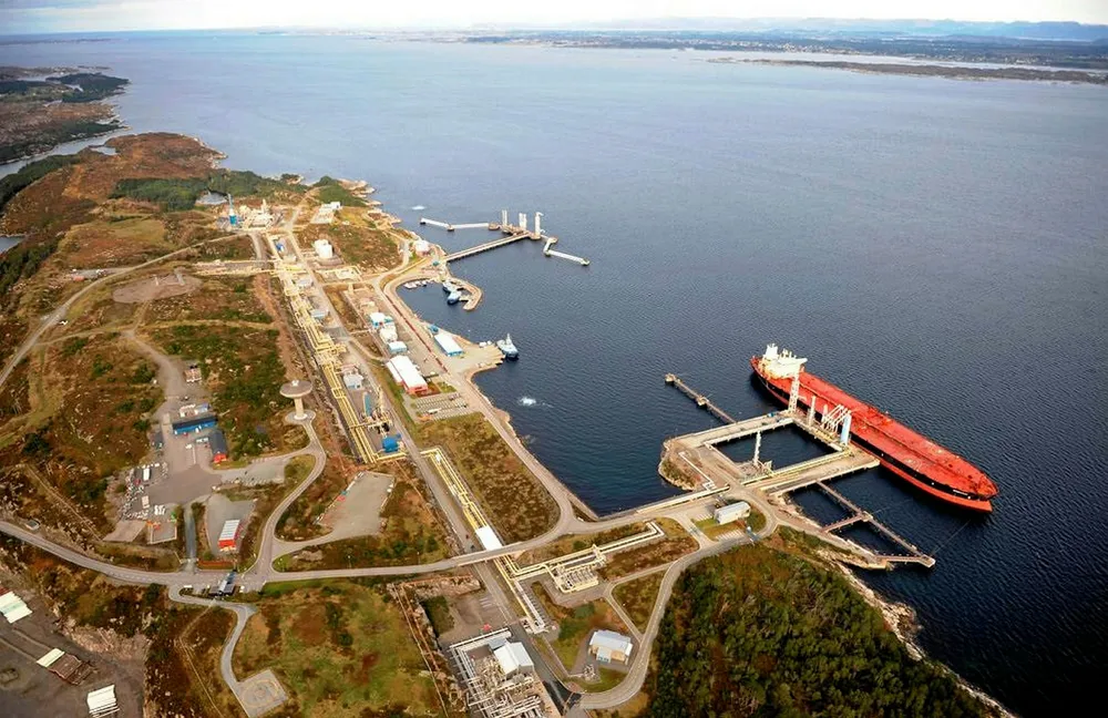 Leak incident: Sture terminal