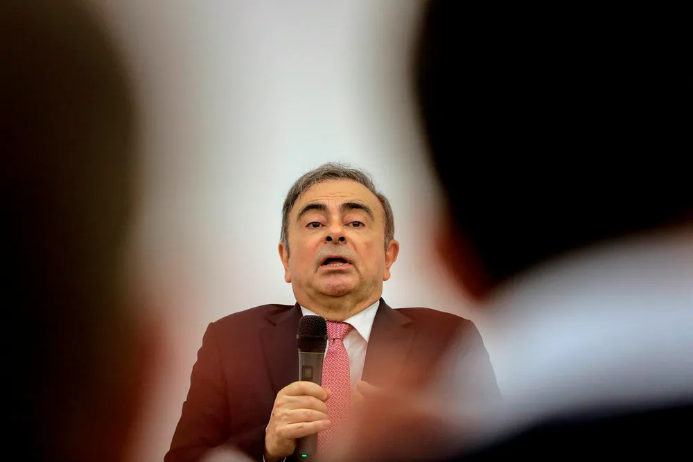 Tidligere Renault-Nissan-sjef Carlos Ghosn får ikke forlate Libanon.