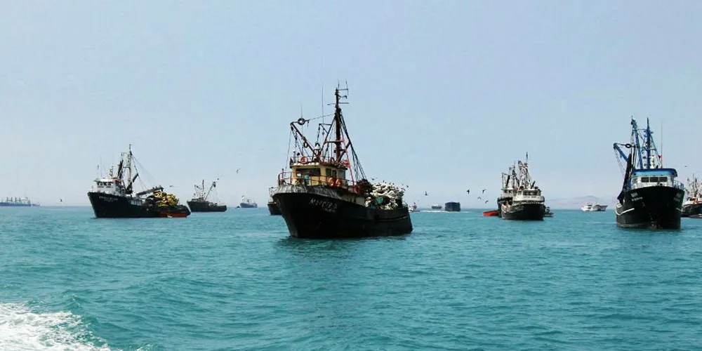 Peru's anchovy fishing fleet.