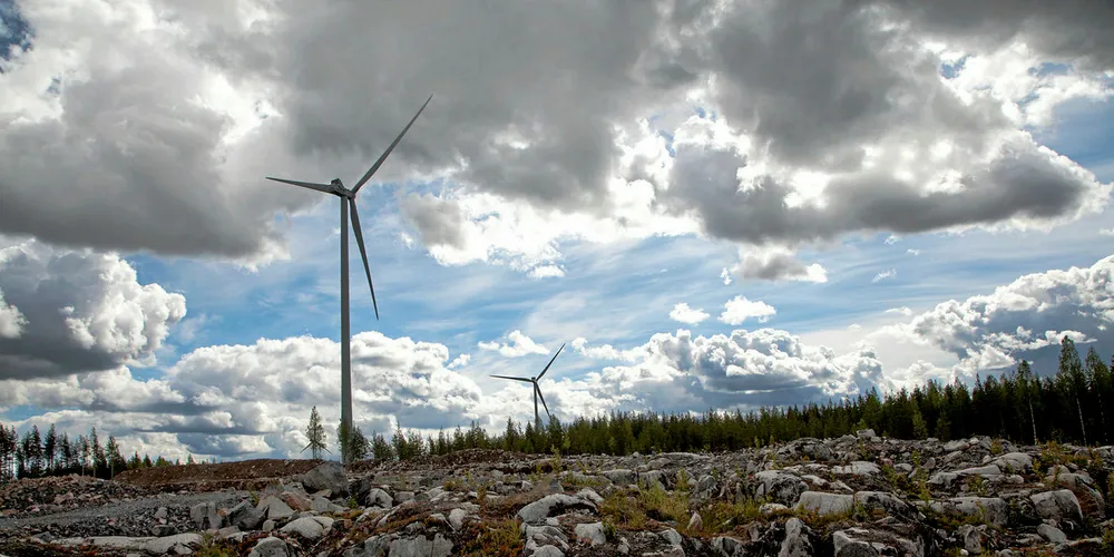 Vestas turbines in Finland.