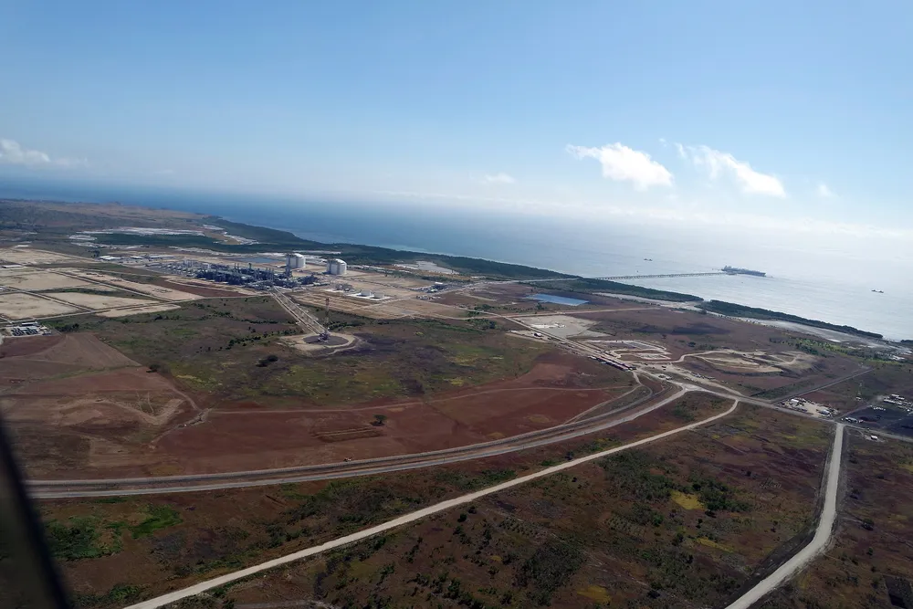 ExxonMobil asset: the PNG LNG facility at Caution Bay, PNG