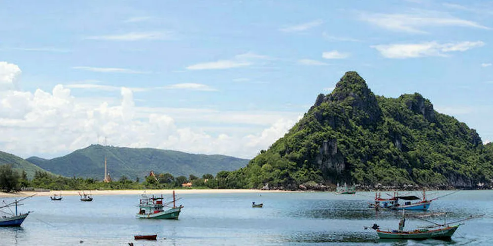 Thai small-scale fishing boats.