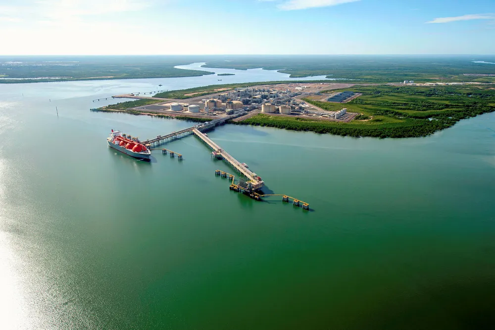 Award: LNG carrier at Ichthys LNG facility in Darwin, Australia
