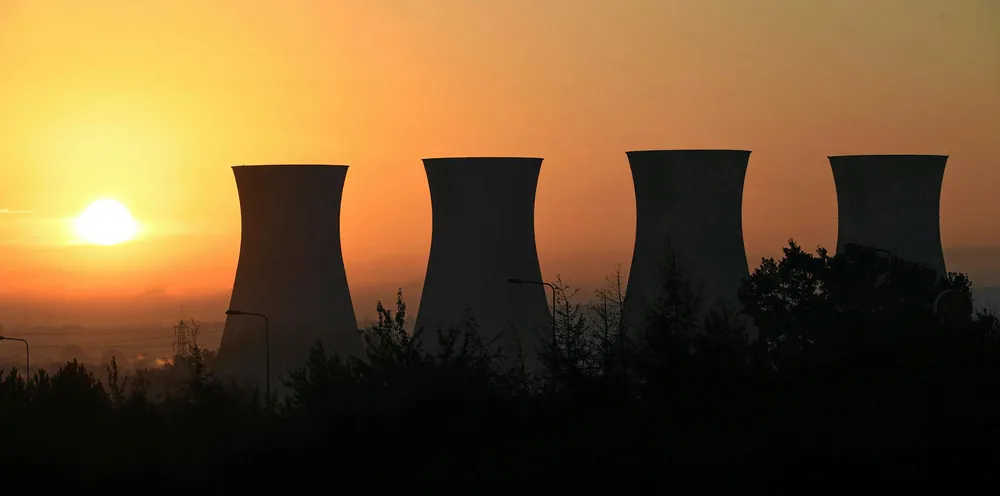 The UK's coal-fired Willington power station, which operated from the 1950s to1999