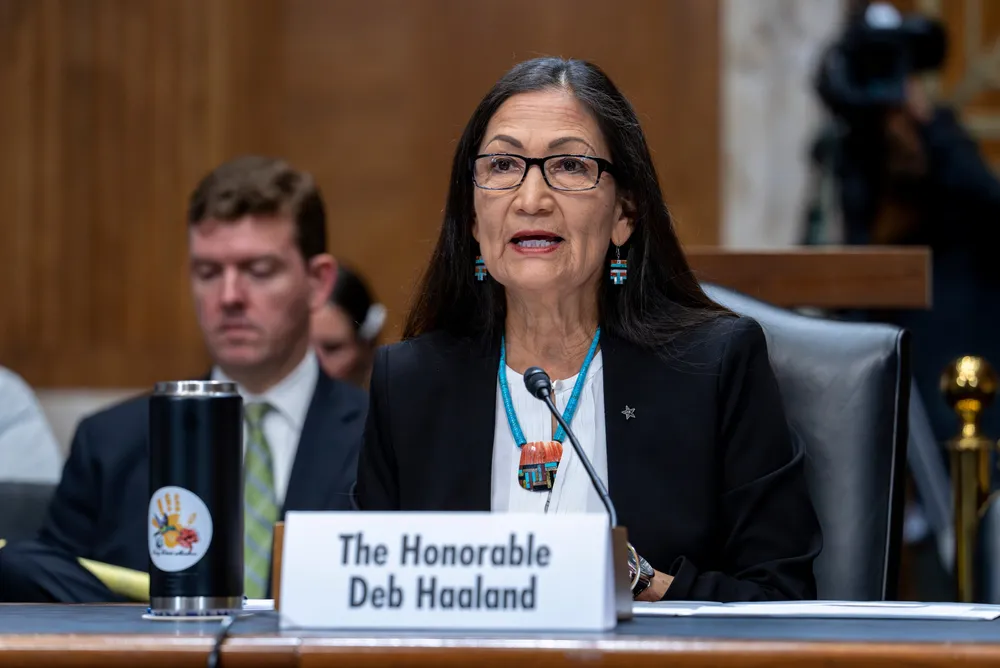 US Interior Secretary Deb Haaland.