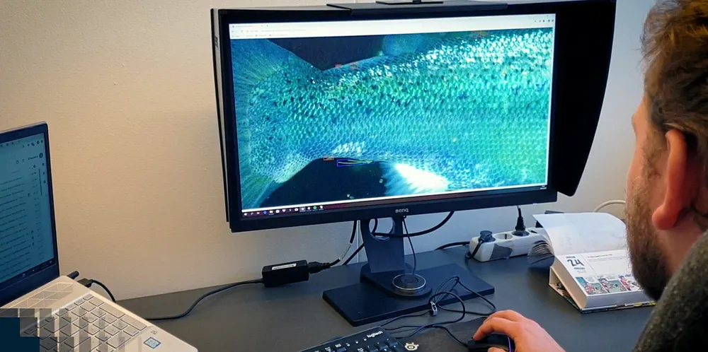 Aquabyte driver med automatisk lusetelling ved hjelp av maskinlæringsteknologi. Aquabyte driver med automatisk lusetelling ved hjelp av maskinlæringsteknologi.