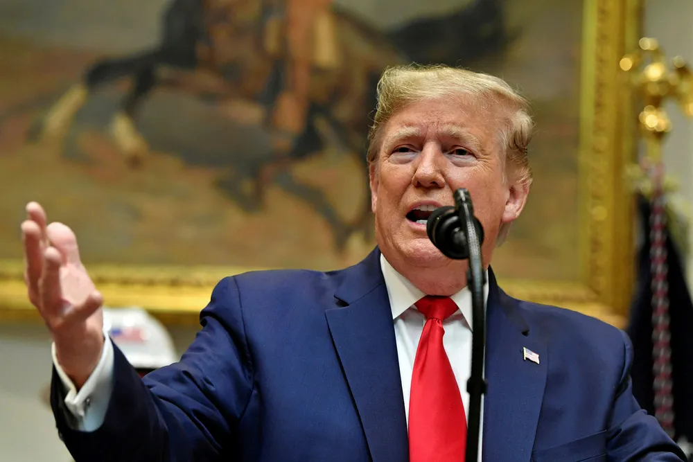 Lockdown easing plan: US President Donald Trump