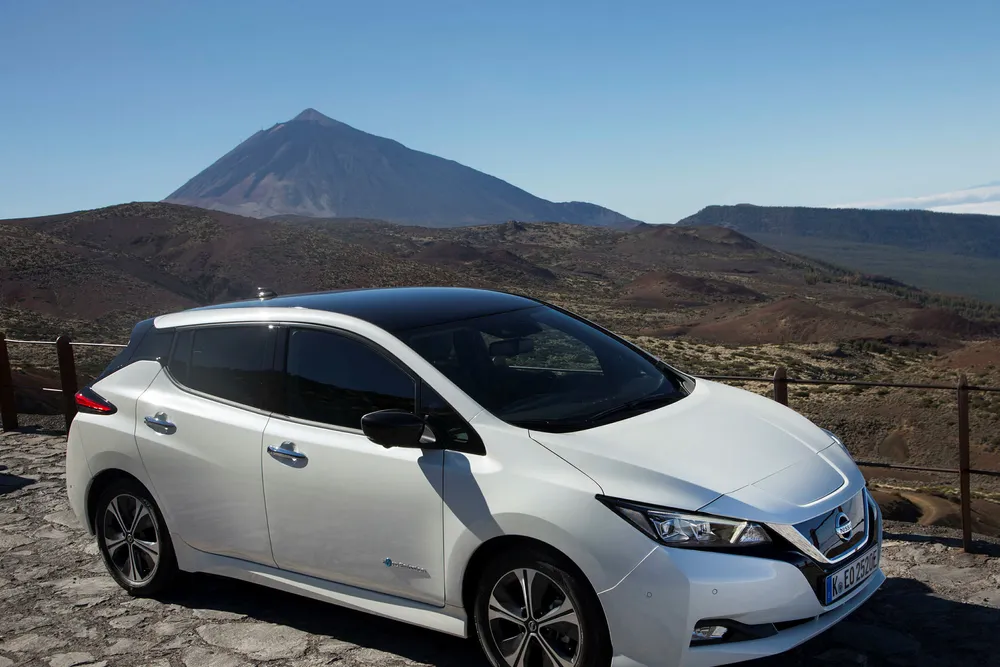 Nissan Leaf er forhåndssolgt i 6500 eksemplarer i Norge. Foto: Embret Sæter
