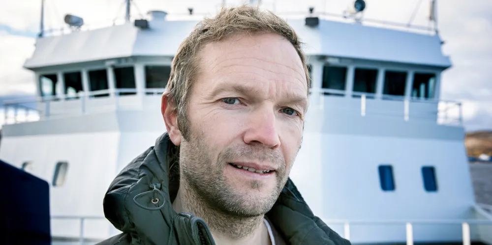Georg Skaret ledet gytetoktet på lodde for Havforskningsinstituttet og er bestandsansvarlig for lodda.