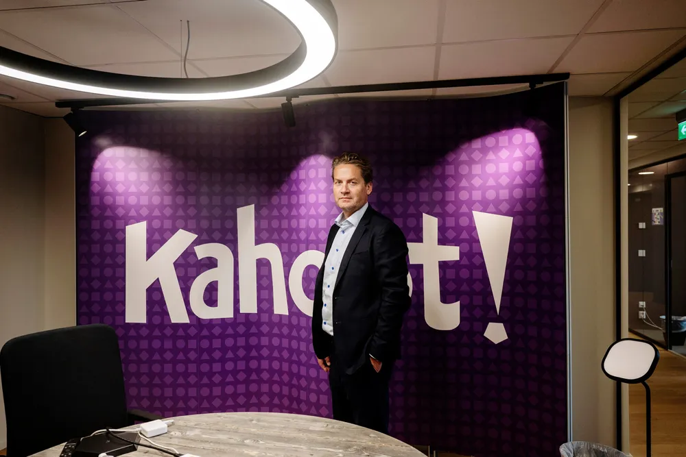 Kahoot-sjef Eilert Hanoa er nest største eier i dag, og deltar i kjøpergruppen som byr på Kahoot.