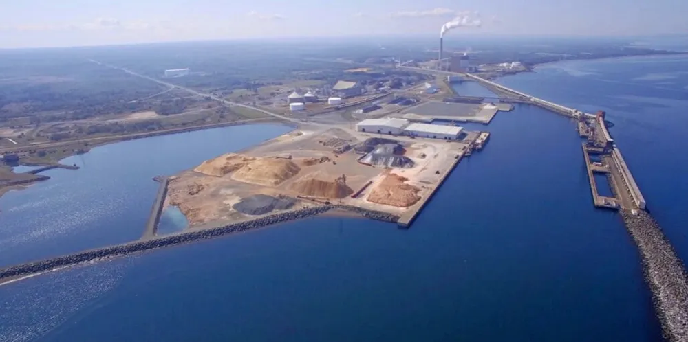 Belledune Port, New Brunswick, Canada.