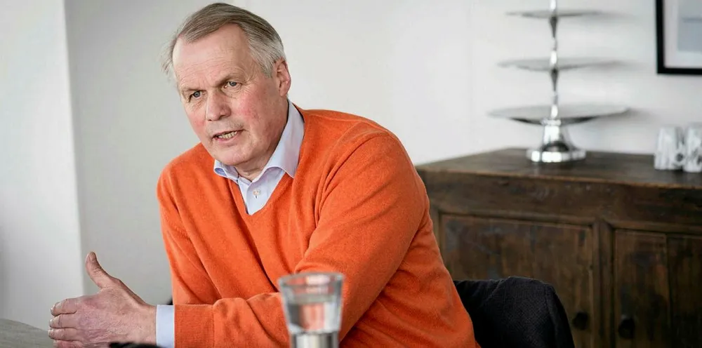 Gustav Witzoe, CEO at SalMar. The company can expect to be packing more farmed salmon after the latest licence acquisitions.