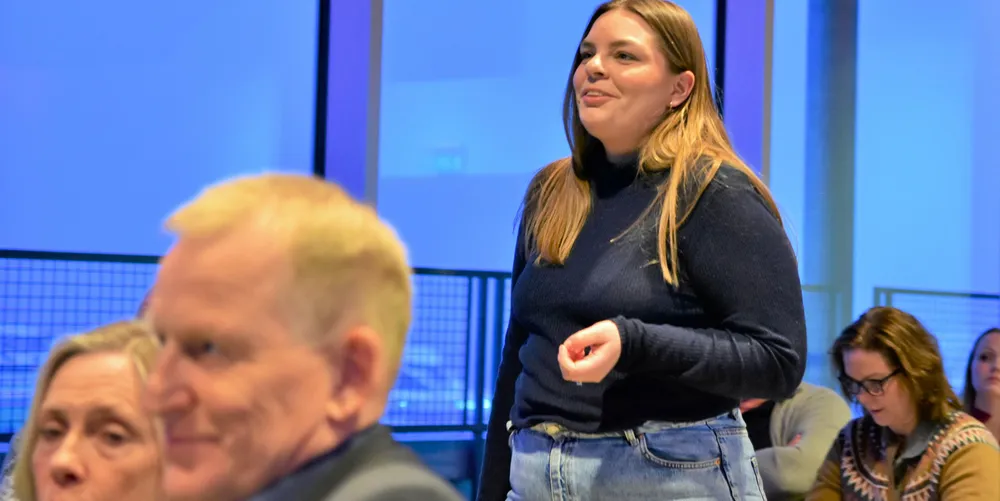 Rådgiver Hanna Bakke-Jensen Norges Fiskarlag mener man må se på hele medlemsmassen i letingen etter tillitsvalgte. – Vi vet at det er mange som aldri blir spurt, sa hun på Fiskarlagets Fiskarmøte i Svolvær 1. april.