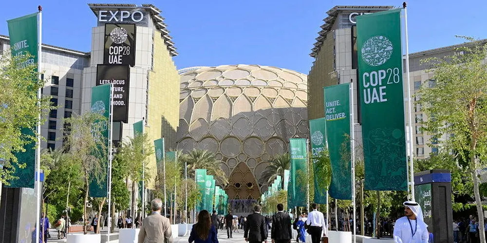 Delegates arrive at COP28.