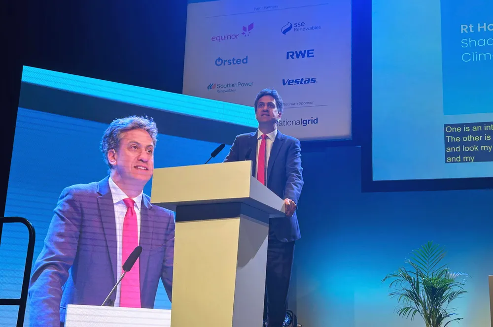 Miliband said Labour would have a "laser focus" on decarbonising the UK electricity grid by 2030.