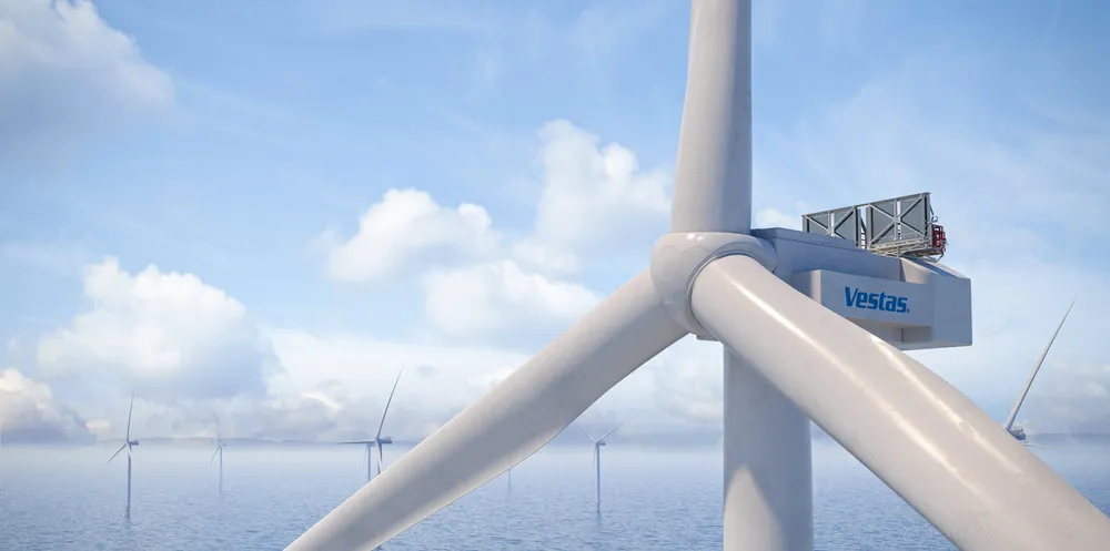 A rendering of Vestas' 15MW turbine.
