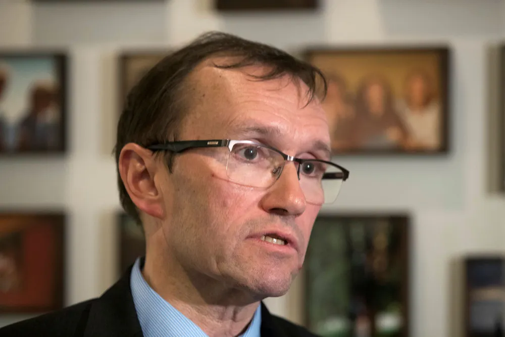 Arbeiderpartiets energi- og miljøpolitiske talsperson Espen Barth Eide mener Norge bør satse massivt på hydrogen. Foto: Terje Bendiksby / NTB scanpix